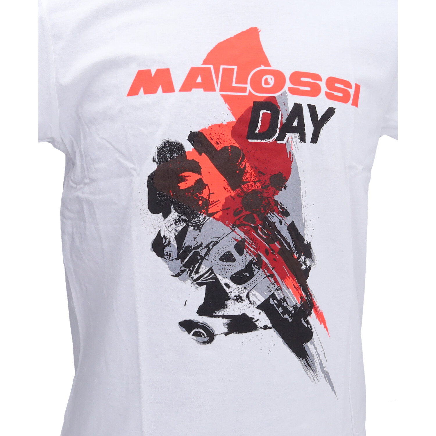 T-shirt Malossi L Hvid 4114514.50 - Billede 3