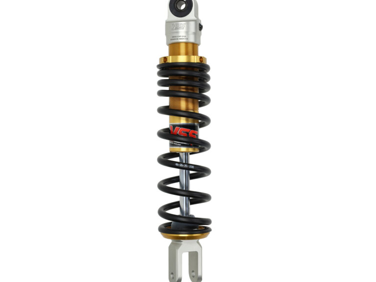 Schokbreker Yss Gasgevuld E-serie 310mm Zwart/goud Kymco, Minarelli, Peugeot, Sco Gy6