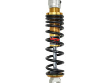 Schokbreker Yss Gasgevuld E-serie 330mm Zwart/goud Minarelli, Peugeot