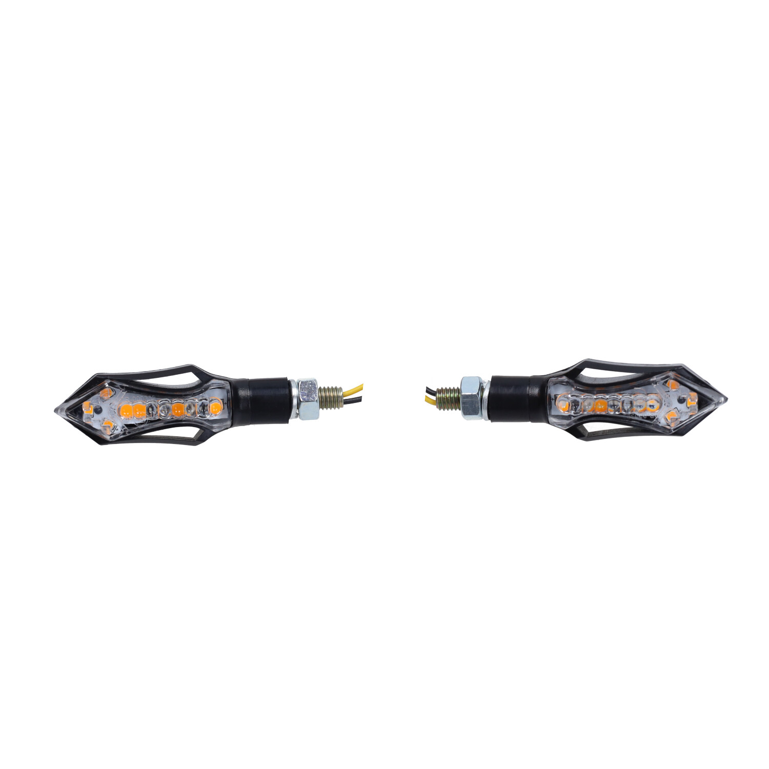 Knipperlichtset Dmp Led Mini 12 Leds Matrix (verloop) Bromfiets/motor Zwart Beta Rr50 - Afbeelding 3