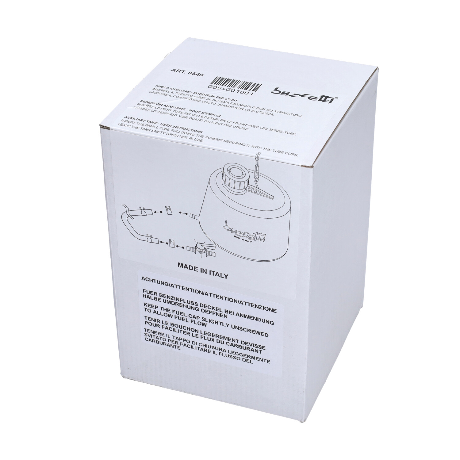 Werkplaats Buzzetti Benzinetank Mobiel + Kraan 1.5l 0540 - Afbeelding 5