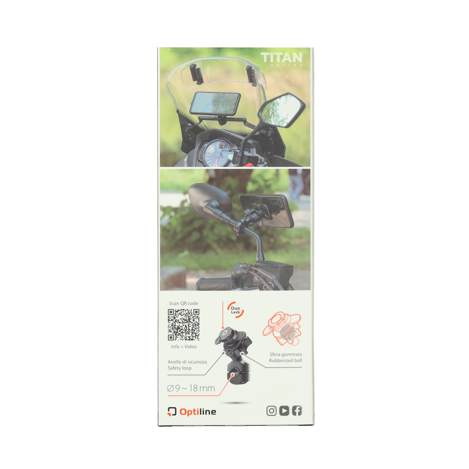 Adapter Lampa Telefoon Opti-bar Orbit (titan Series) Spiegel/windschermsteun Bev. Kort 90560 - Afbeelding 3