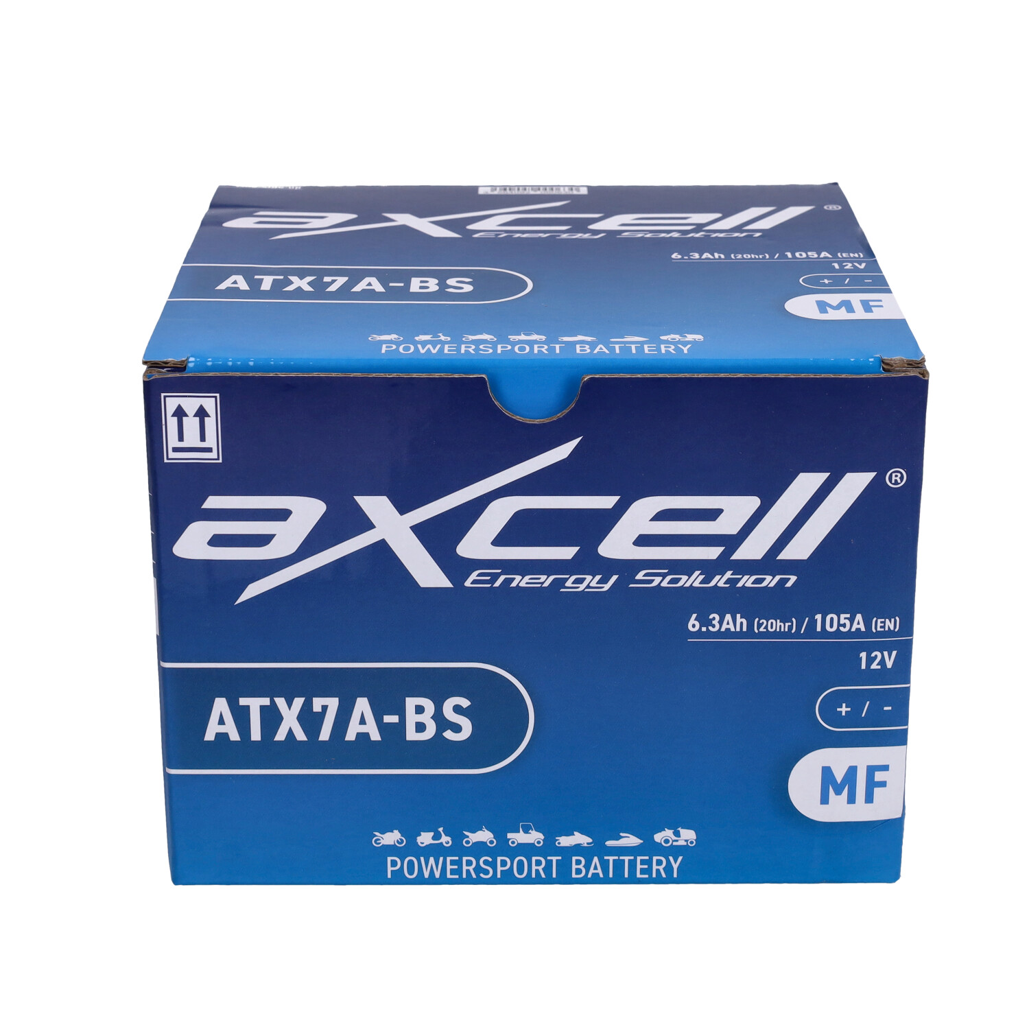Accu Axcell Atx7a-bs/ytx7a-bs Peugeot-4t, Sco Kymco 4t, Sco China 4t, Sco Sym 4t - Afbeelding 3