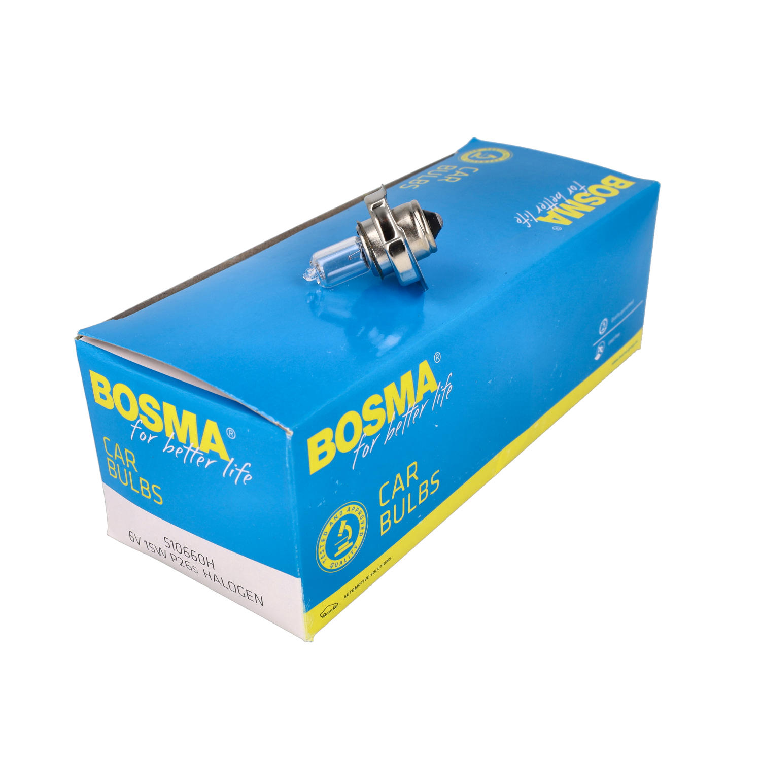 Lamp 6v Bosma 15w Halogeen P26s 1pcs - Afbeelding 3