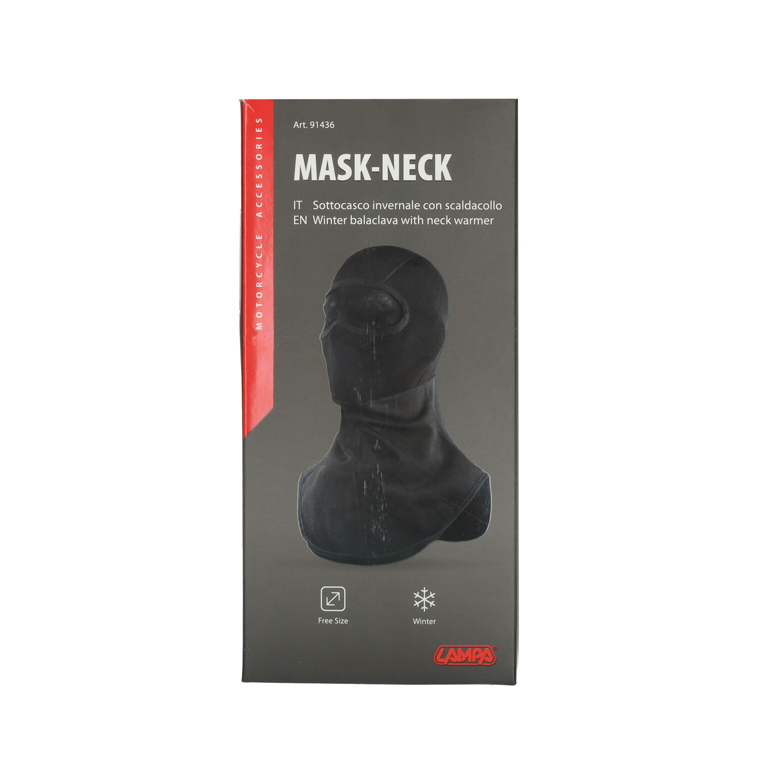 Helmmuts Lampa Full Face Polyester + Col Zwart 91436 - Afbeelding 2