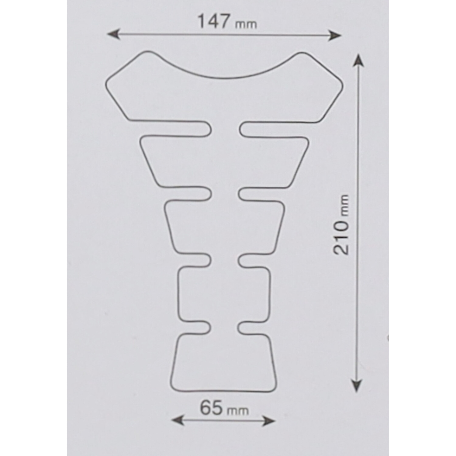Tankpad Lampa Universeel Pro-tank X4 Zwart Motor 90515 - Afbeelding 3