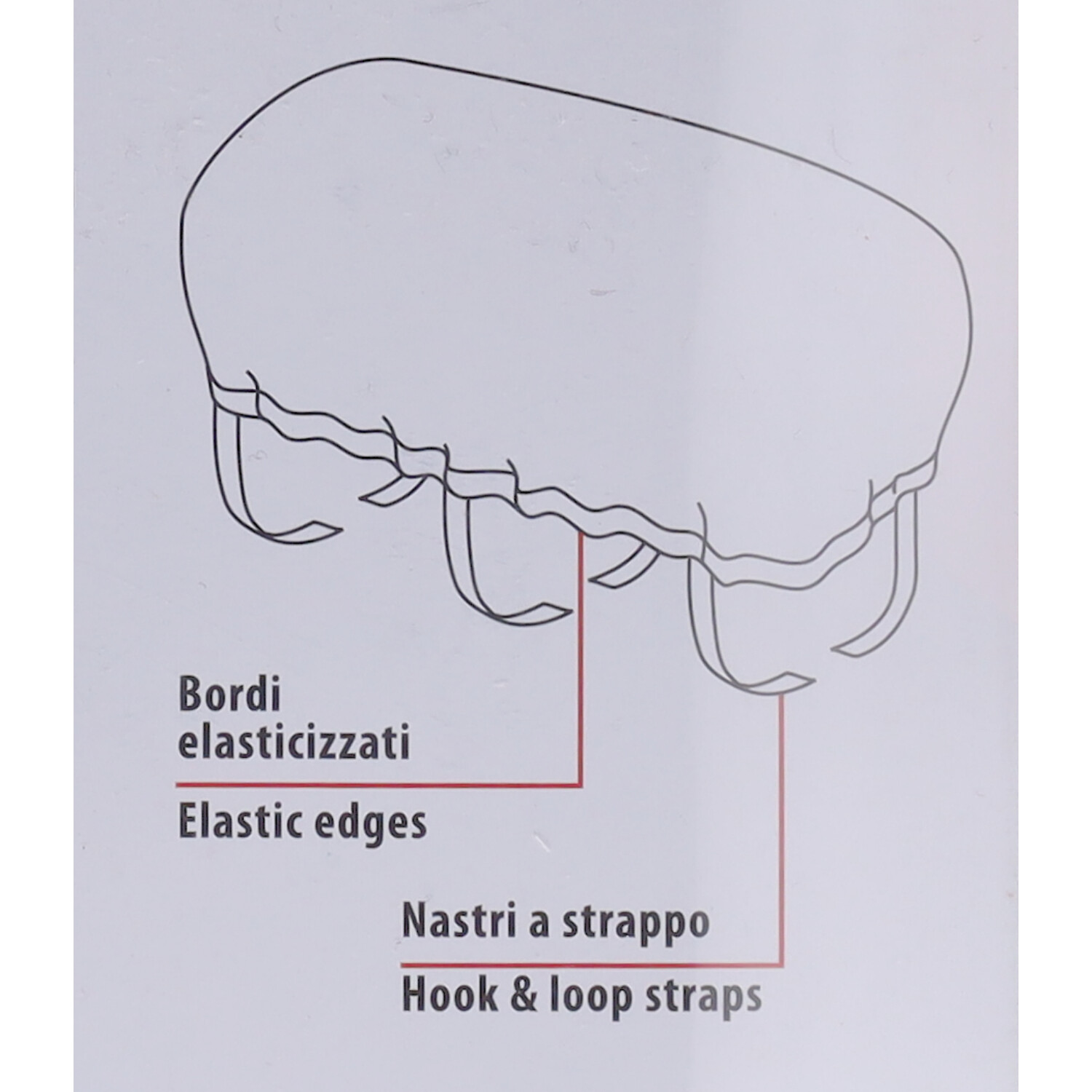 Buddydek Lampa Airflow Universeel L 74x100cm Zwart Maxi Scooter, Motorfiets, Scooter 91432 - Afbeelding 2