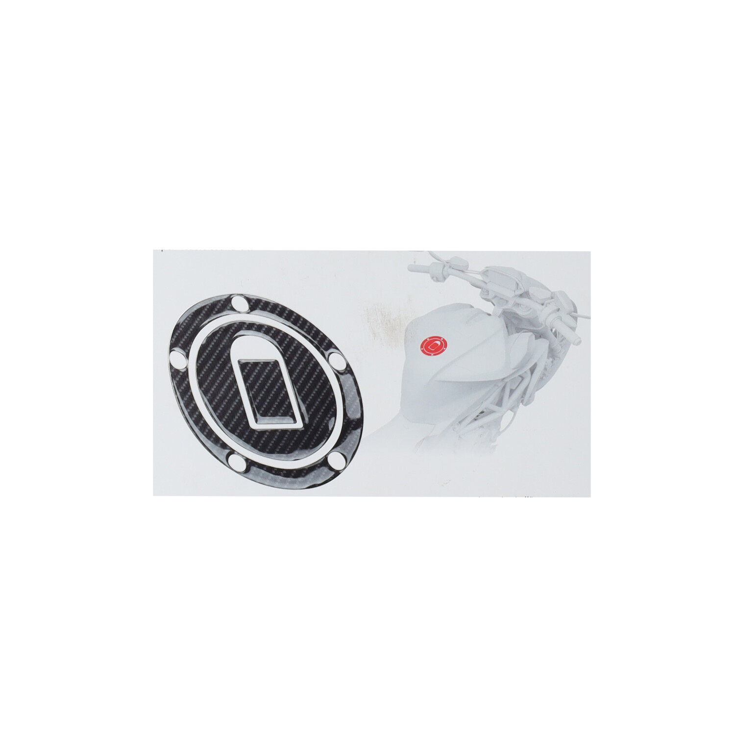 Sticker Lampa Tankdop Kawasaki Carbon Katana Nt 90003 - Afbeelding 2