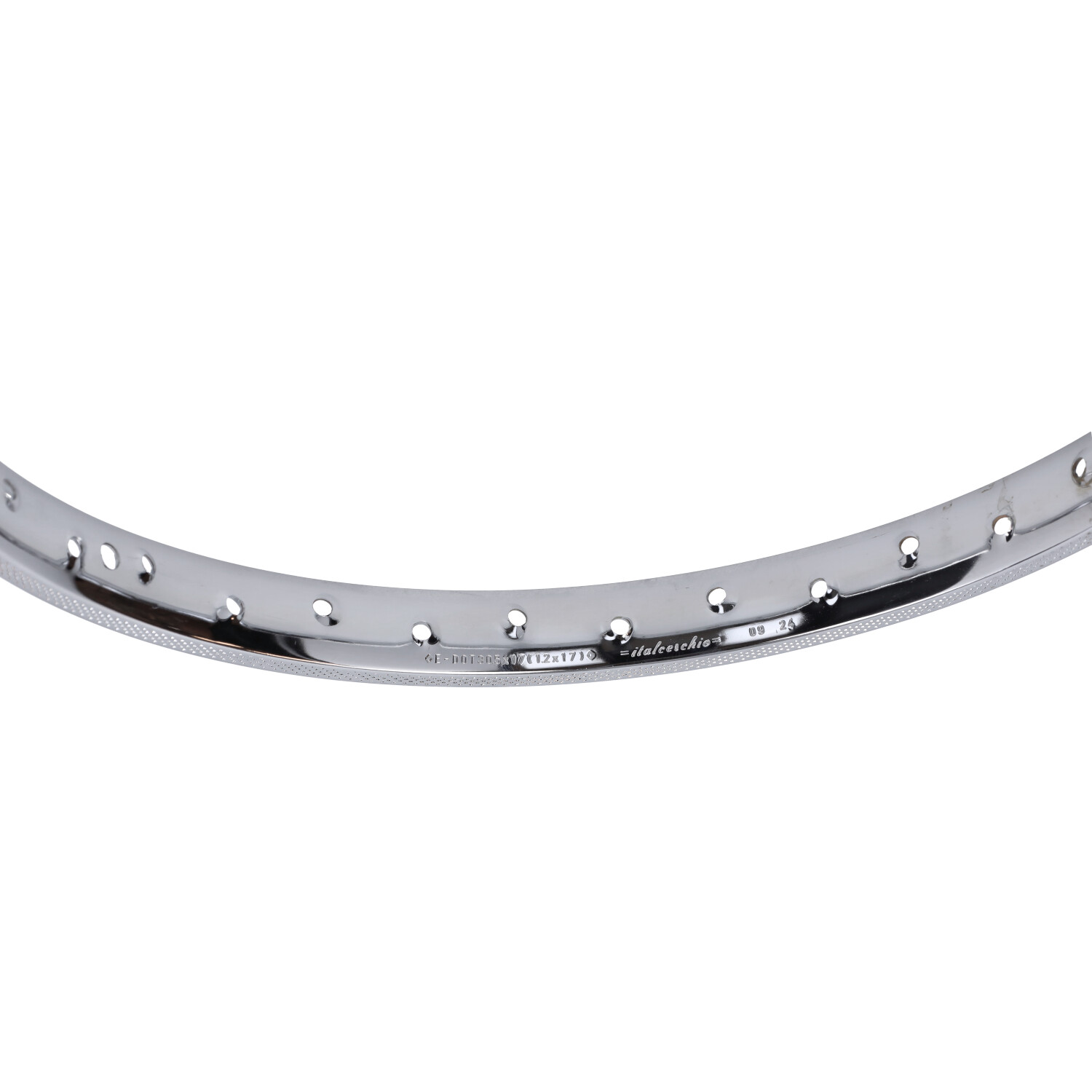 Velg spaak Italcerchio FFS zonder opstaande rand 36 gaten 1.20x17inch chroom Maxi N, Maxi OT, Puch Maxi - Afbeelding 4
