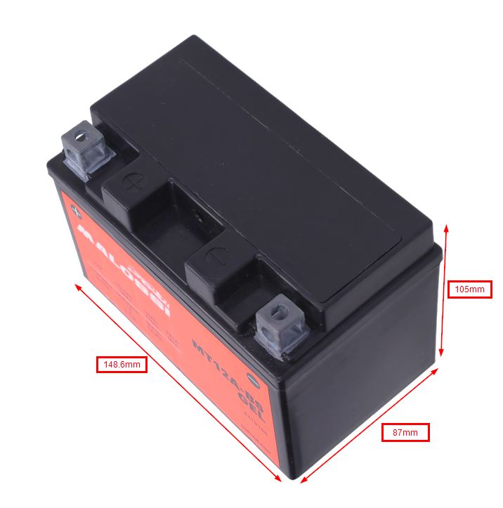 Accu Malossi Mt12a-bs Gel Burgman 400cc, Downtown 300, People S 300, X-town 4419166 - Afbeelding 2