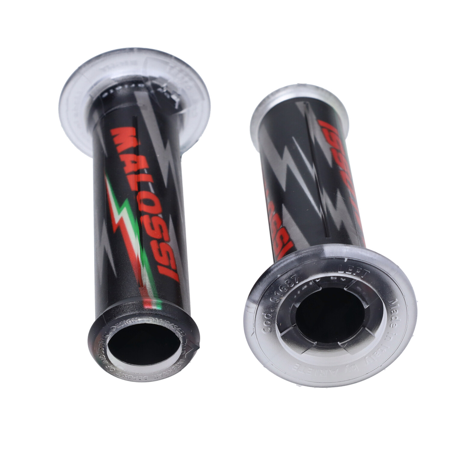 Handvatset Malossi Open End Universeel Bliksem Zwart 6918092.b0 - Afbeelding 3