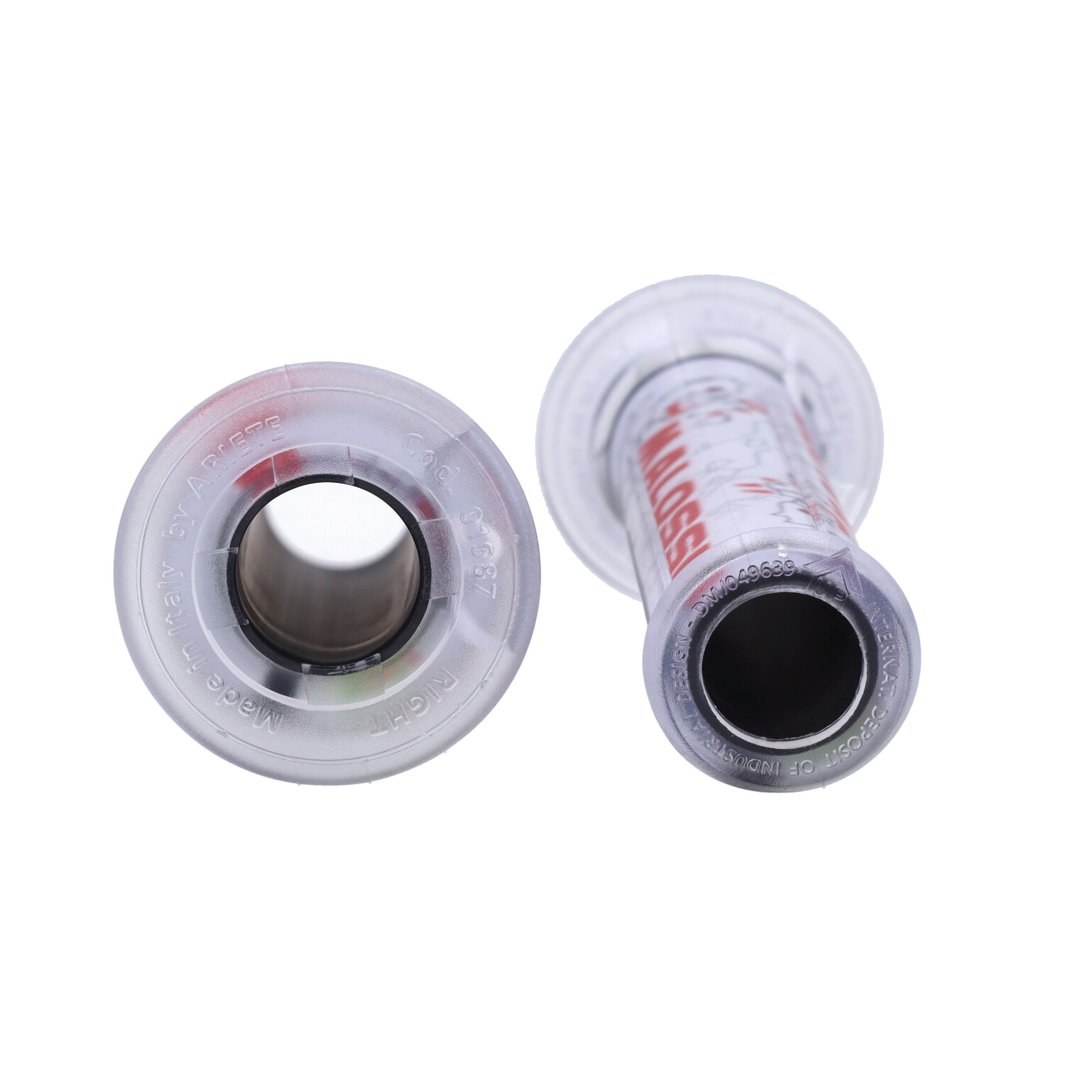 Handvatset Malossi Open End Universeel Bliksem Wit 6919245.w0 - Afbeelding 3