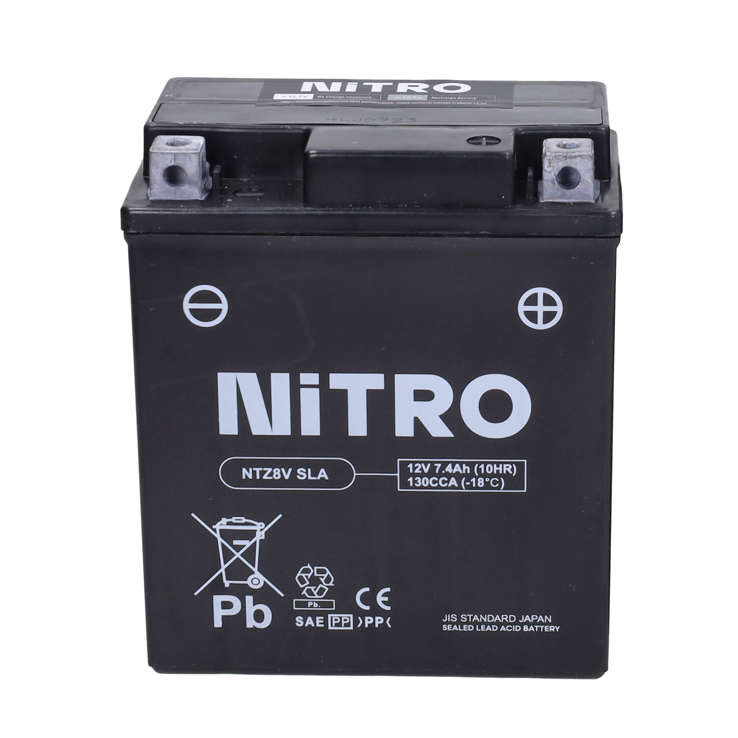 Accu Nitro Ntz8v/ytz8v Sla/gel Euro-4/5 Pcx 125 Ie, X-max 400cc - Afbeelding 4