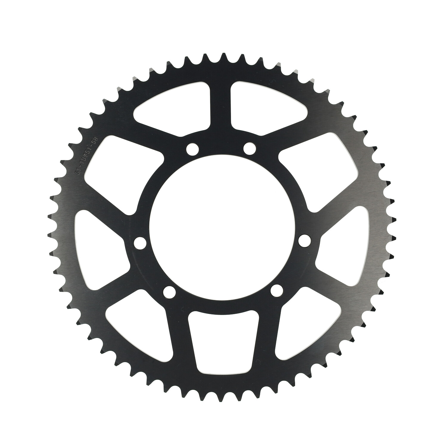Achterkettingwiel Esjot 420-1/4 Aluminium 58t Zwart Fantic Motard, Fantic Enduro - Afbeelding 3