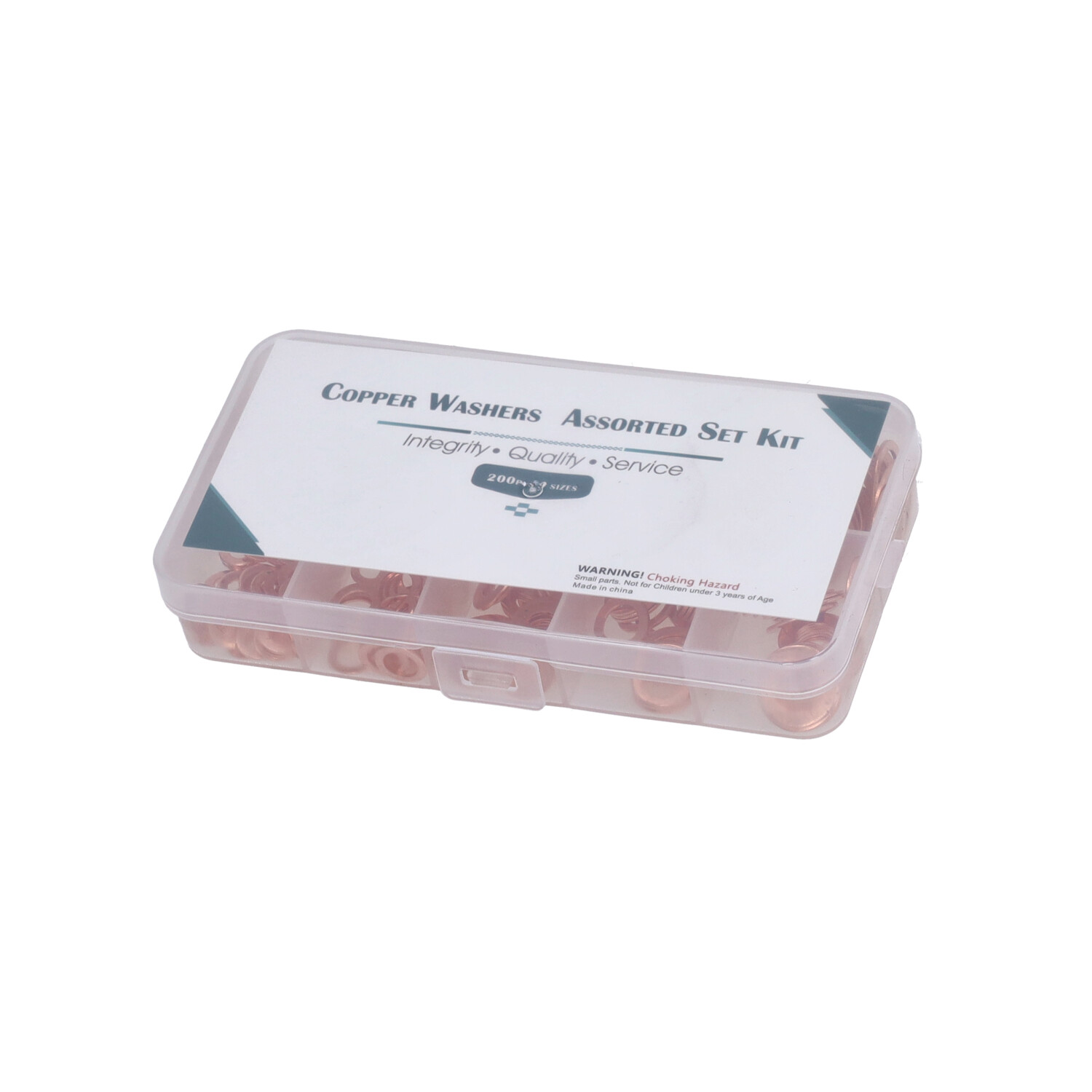 Assortimentsdoos Ringset Koper M5-m14 200pcs - Afbeelding 3