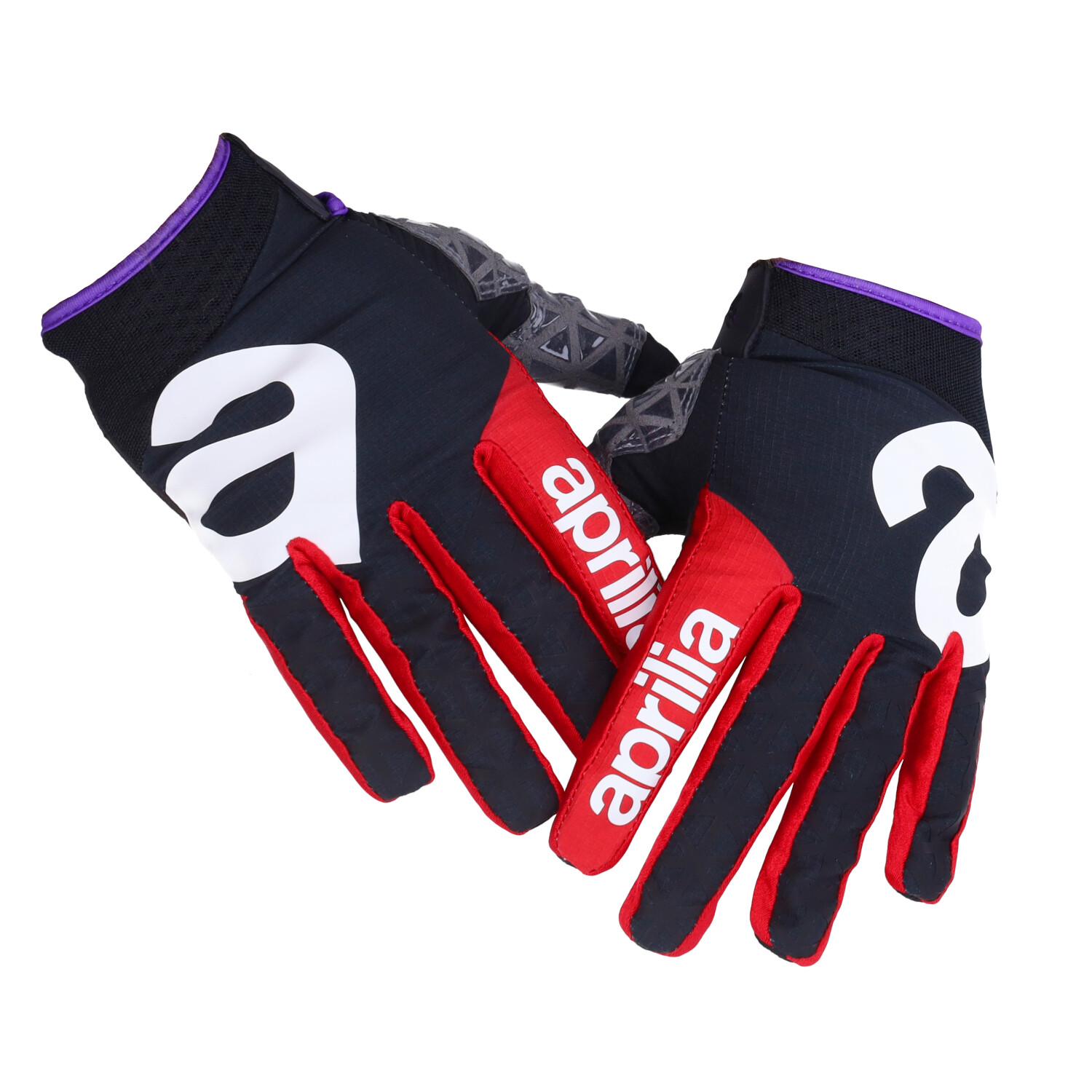 Handschoenset Aprilia Origineel Race Wheelie M Zwart/rood 8t0023m03blk