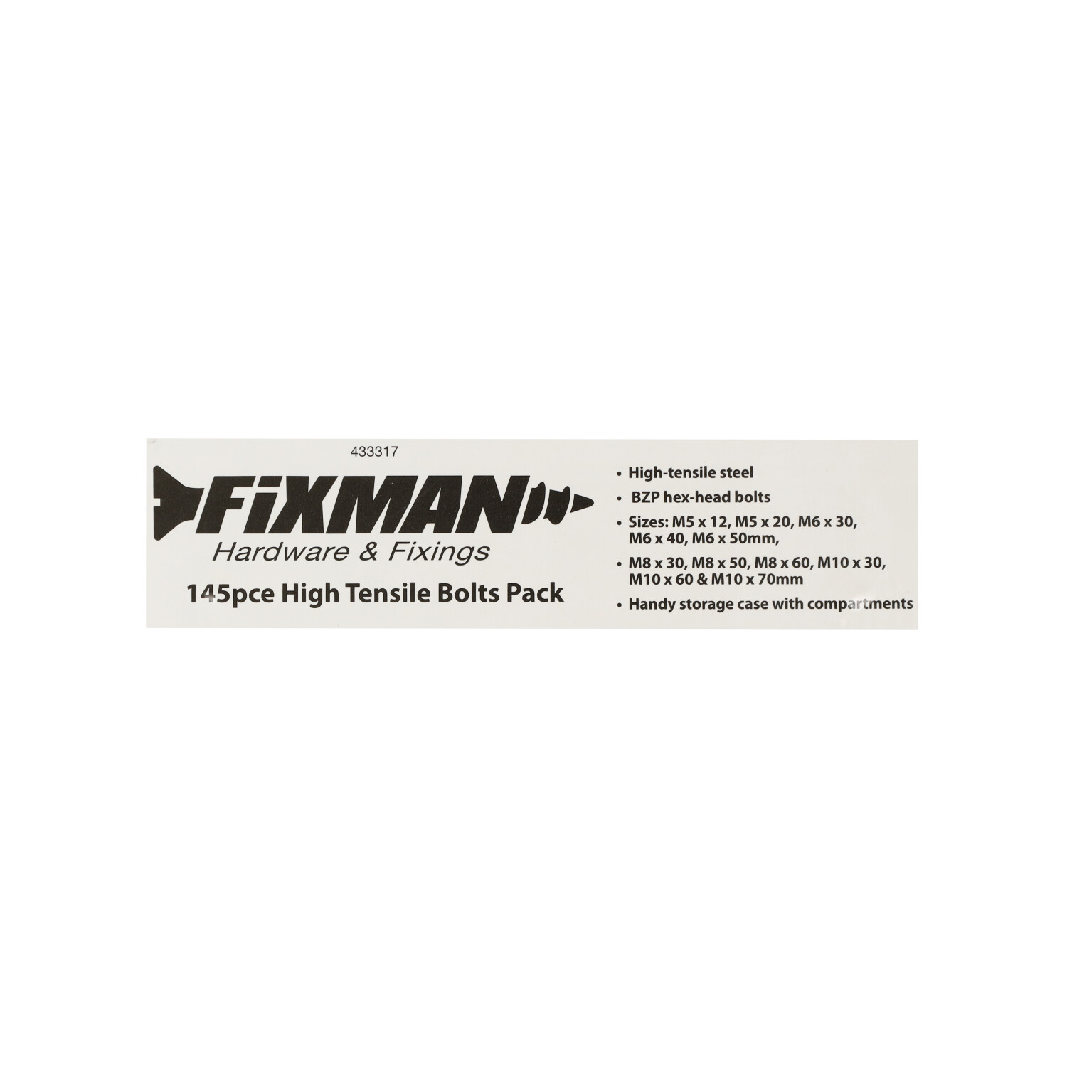 Assortimentsdoos Zeskantbout M5-m10 145pcs - Afbeelding 3