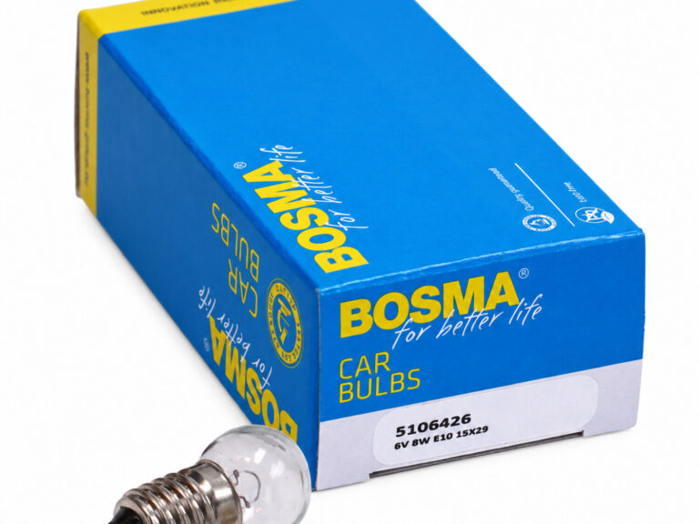 Lamp 6v Bosma 6w Schroef Fitting (glas 15x29) E10 1pcs