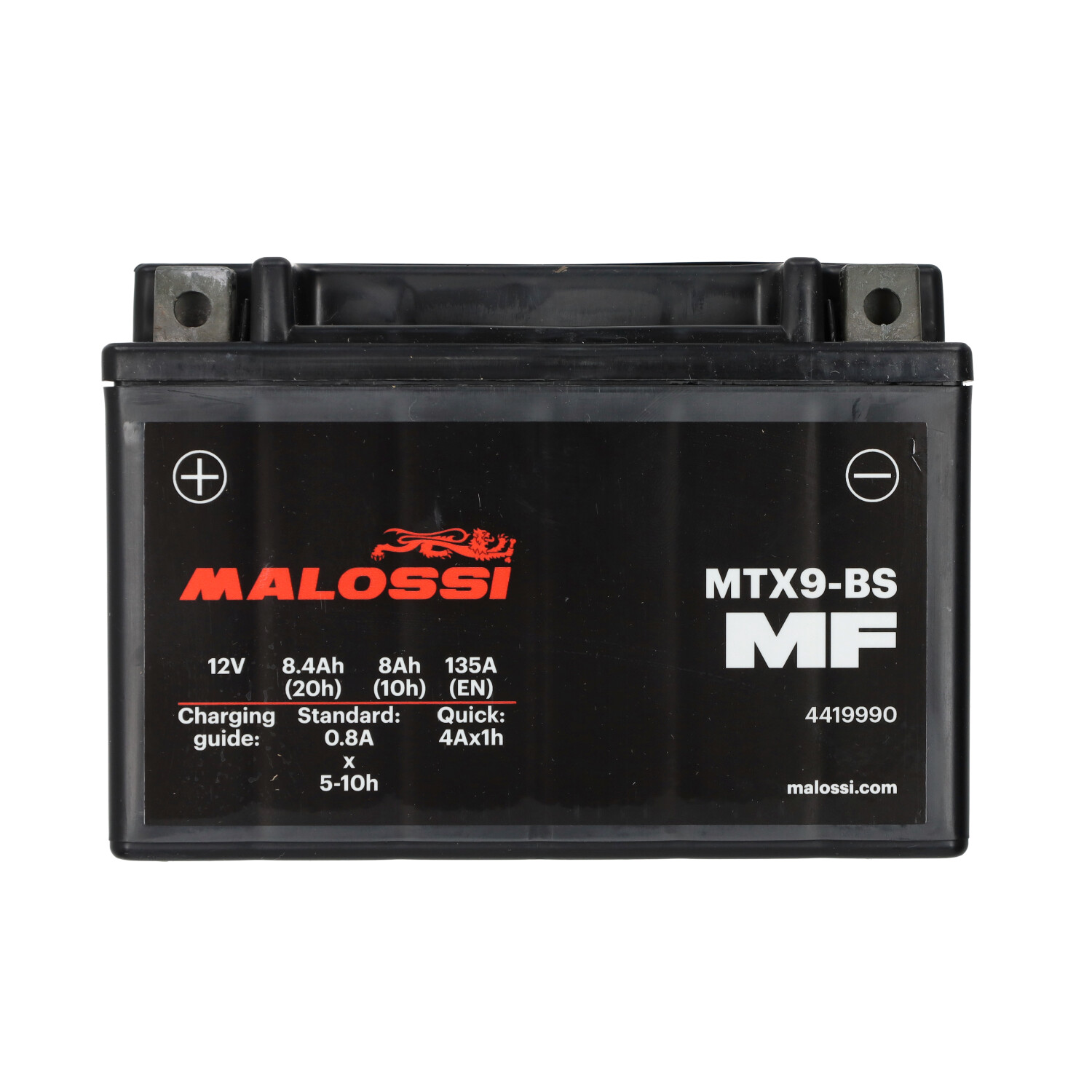 Accu Malossi Mtx9-bs/ytx9-bs Motorfiets, Sco Kymco, Scooter, Xmax, Zip 4t 4419990 - Afbeelding 3