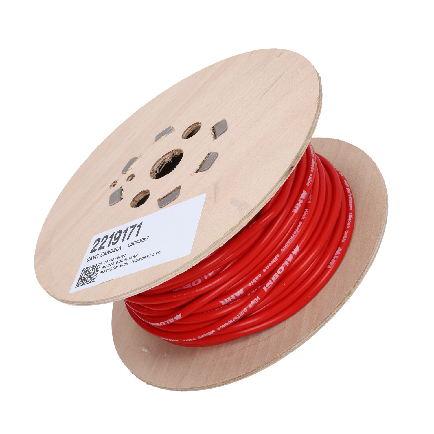 Bougie Malossi Kabel Universeel 50mt 7mm Rood 2219171b - Afbeelding 3