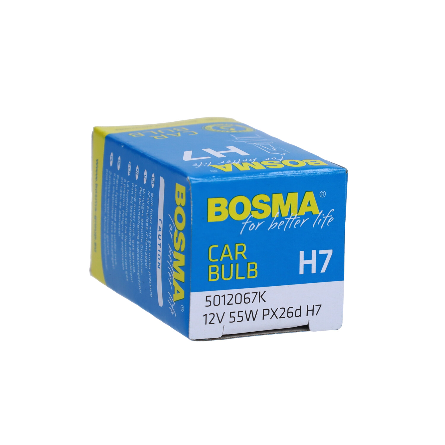 Lamp 12v Halogeen Bosma 55w H7 O.a Px26d Gilera, Runner 180cc 2t 5012067k - Afbeelding 2