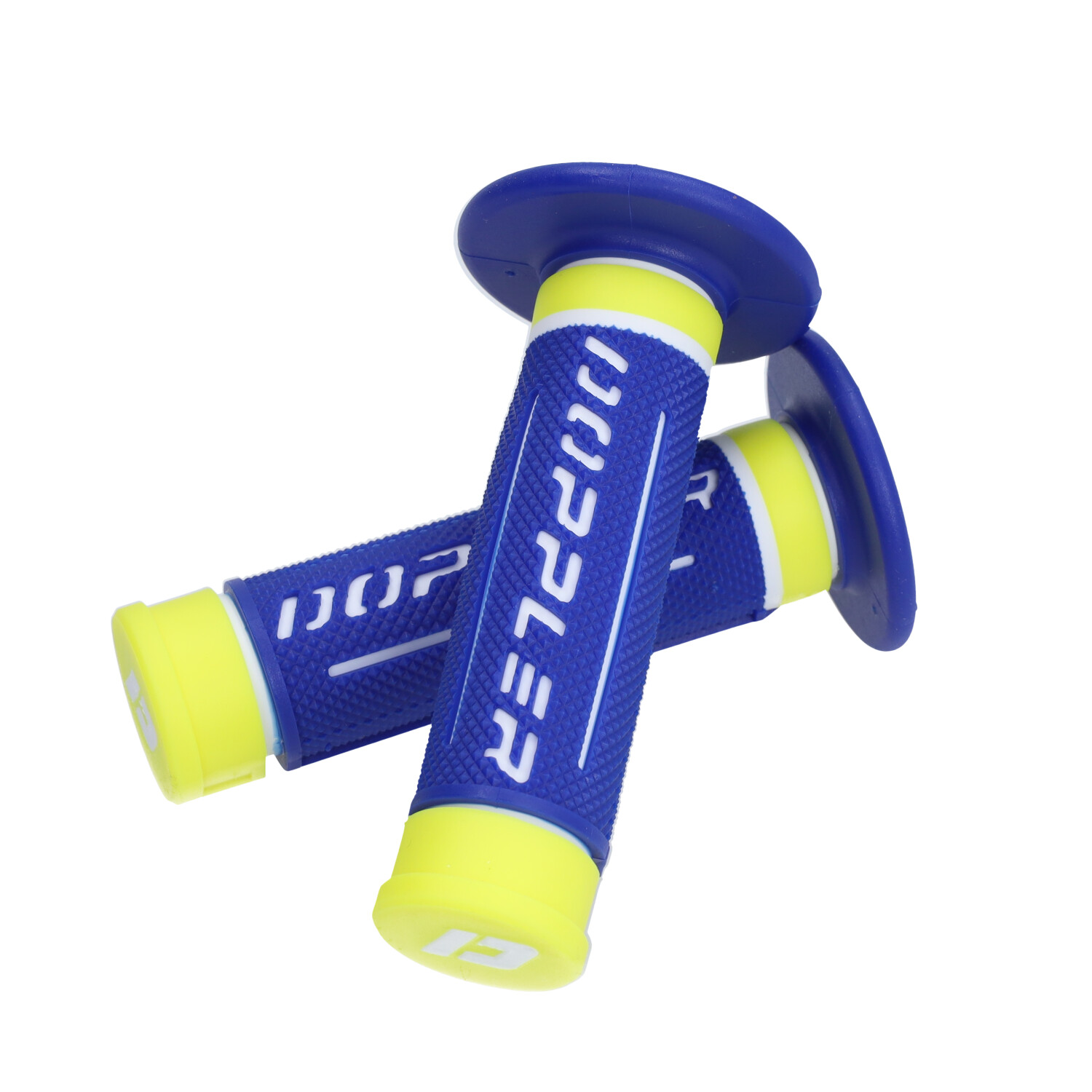 Handvatset Doppler 3d Universeel Blauw/geel Fluor 22/24mm 517947 - Afbeelding 3