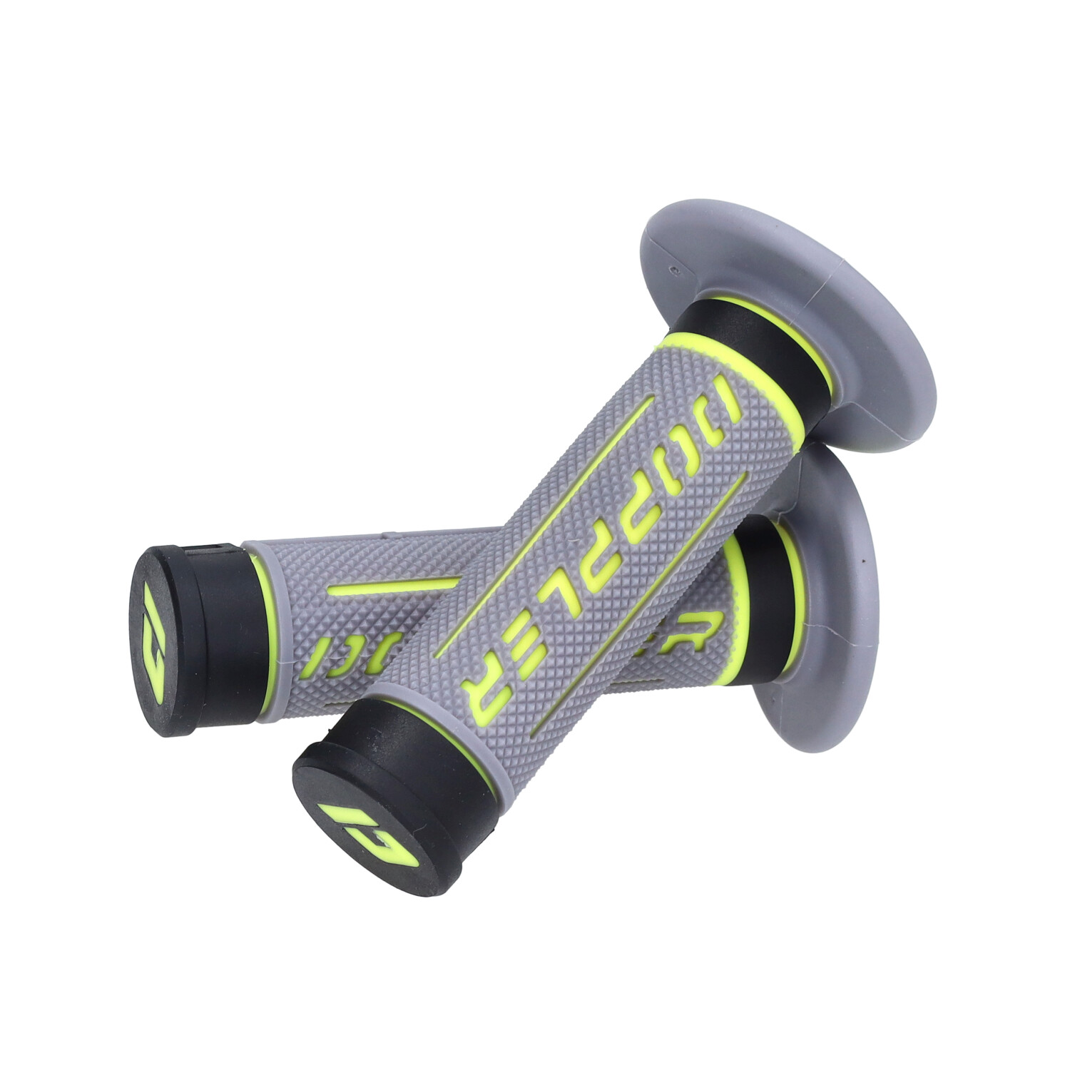 Handvatset Doppler 3D universeel grijs/zwart/fluor geel 22/24mm 517393 - Afbeelding 3