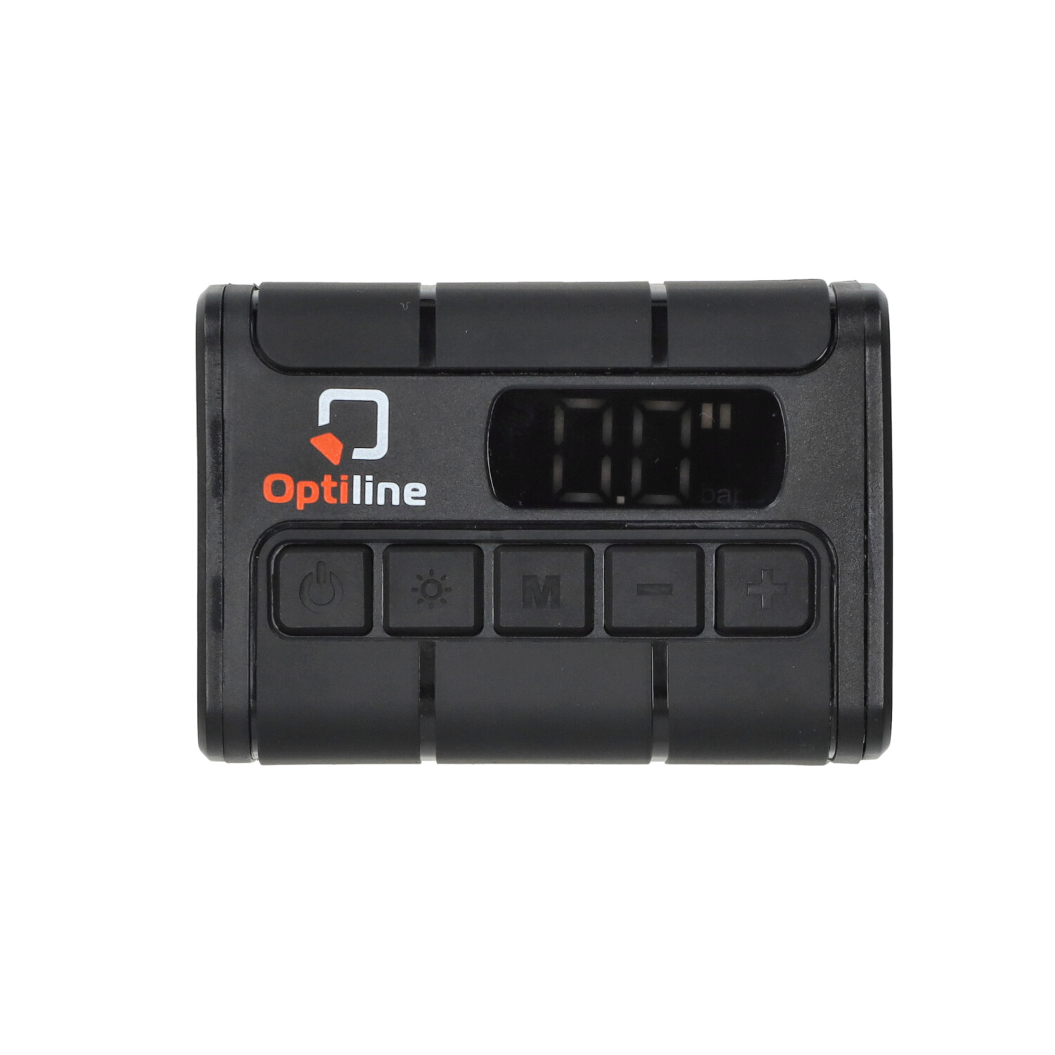 Luchtcompressor Optiline mini universeel USB oplaadbaar - tot 10 bar zwart e-bike, fatbike 91960 - Afbeelding 4