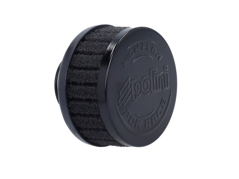 Powerfilter Polini carburateur race recht/kort 36mm zwart 203.0201