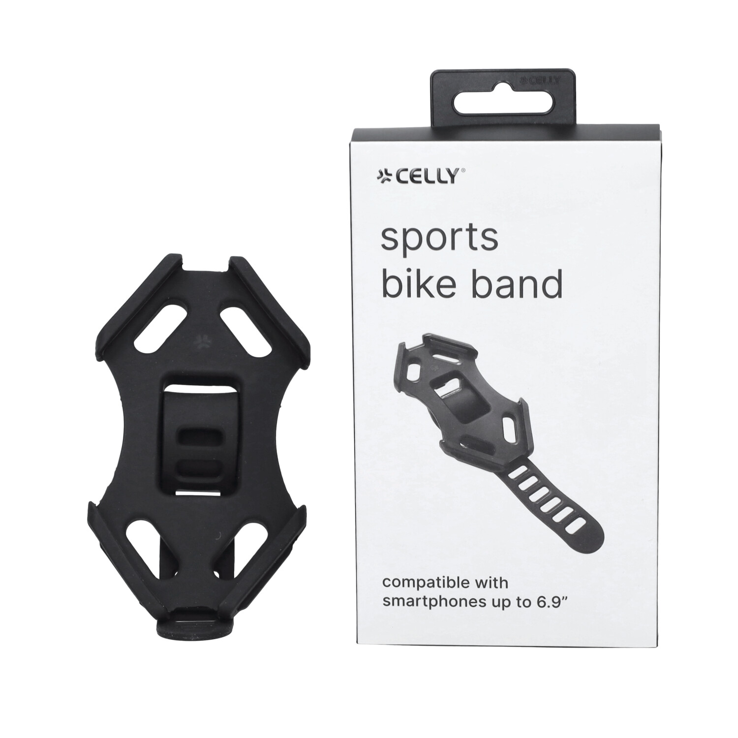 Houder Celly Telefoon Stuur Smartphone Tot 6.9inch Zwart Bromfiets, E-bike, E-chopper, Fatbike, Motorfiets - Afbeelding 3