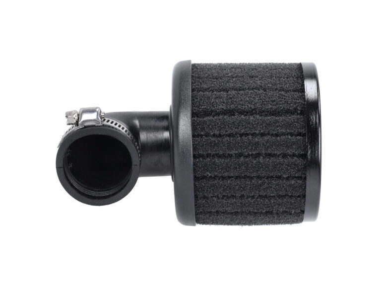 Powerfilter Polini 90 graden haaks/lang 34mm zwart 203.0214