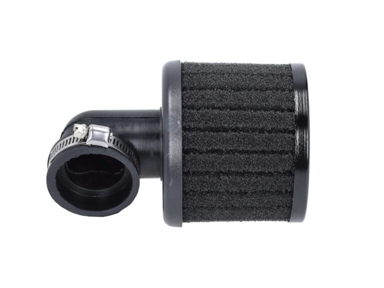 Powerfilter Polini 90 graden haaks/lang 38mm zwart 203.0215