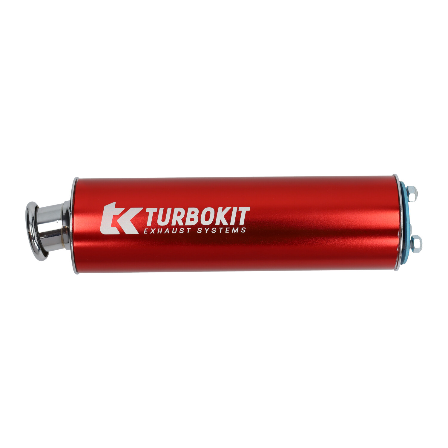 Nademper Turbokit Aluminium 3-bouts 60mm Rood - Afbeelding 3