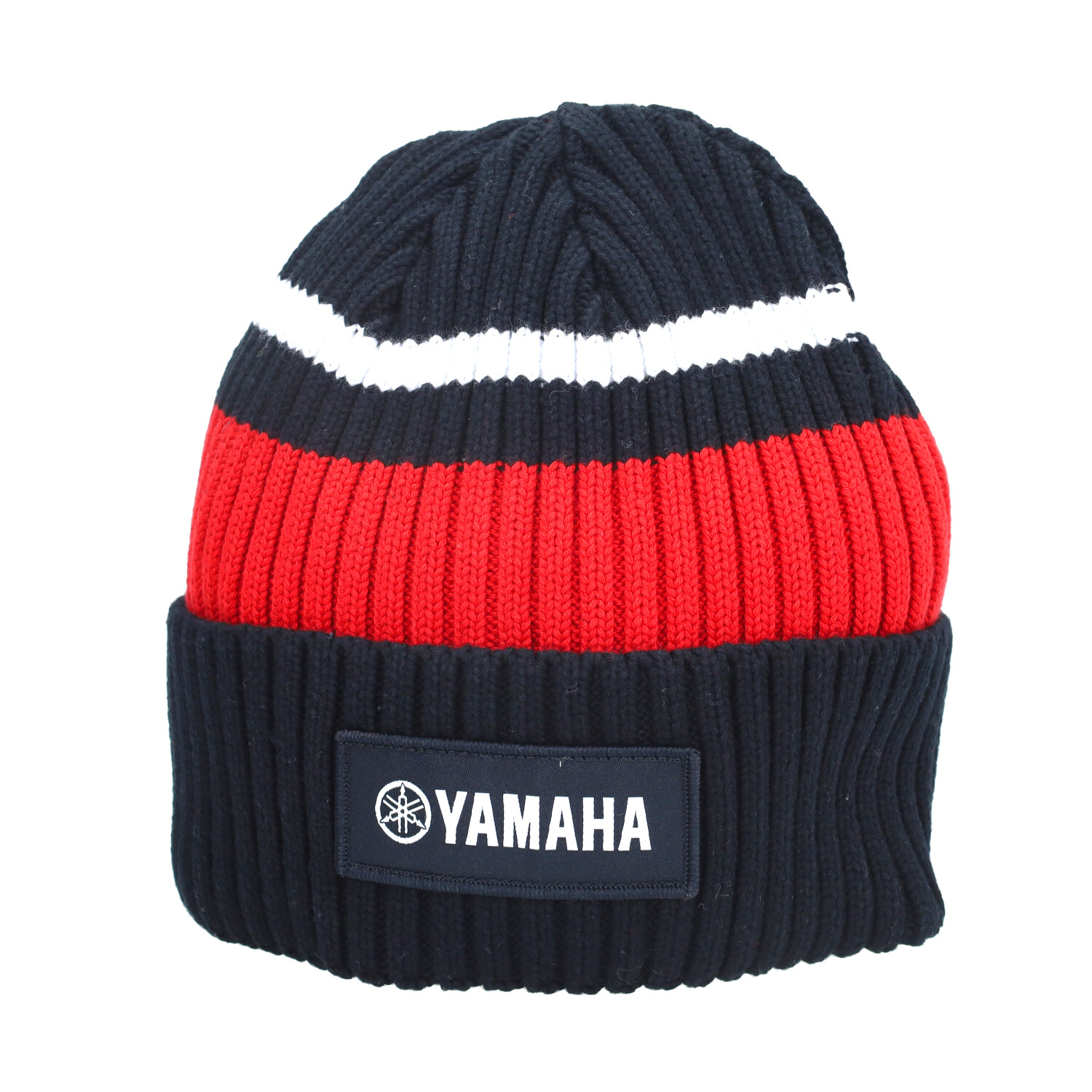 Muts Yamaha Origineel Revs (beanie) Zwart/rood B25rv321b700 - Afbeelding 3