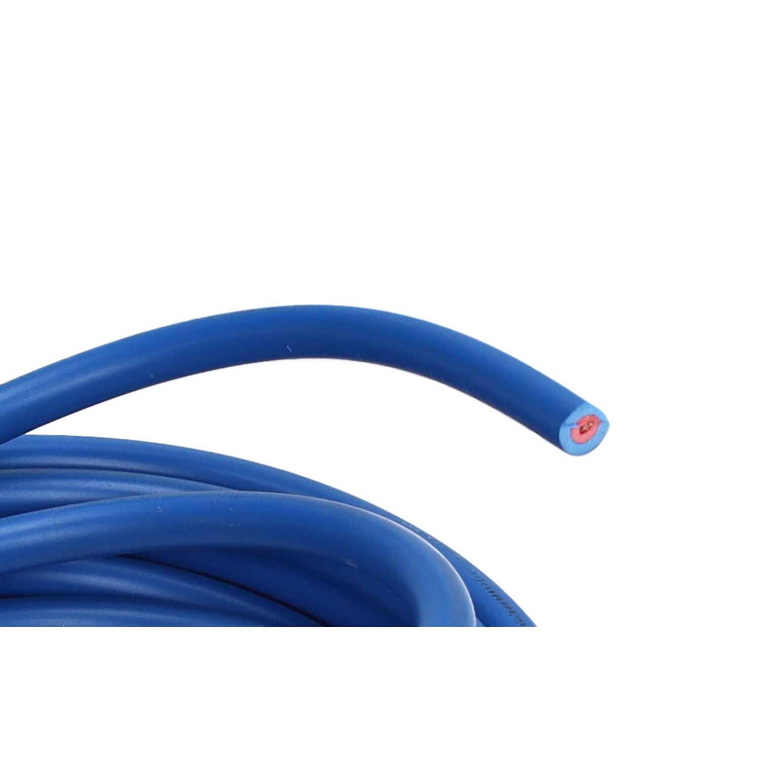 Bougiekabel Dik (made In Italy) 7mm Blauw Per Rol 10m - Afbeelding 3