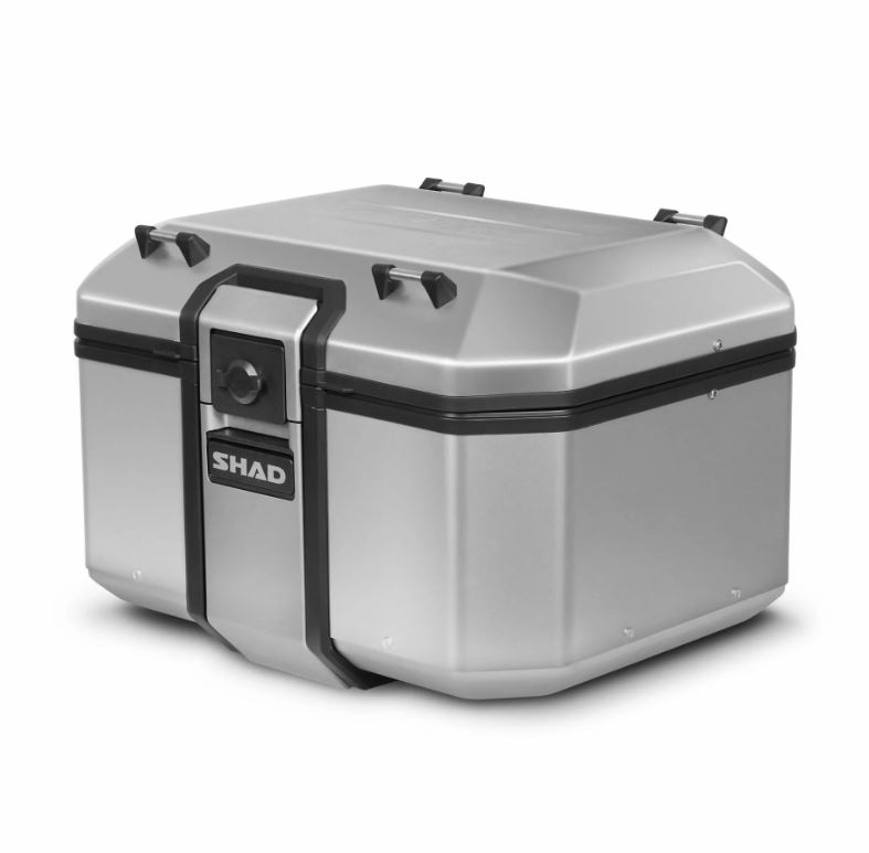 Topkoffer Shad + Montageplaat Aluminium Terra Tr55 55l Aluminium D0tr55100