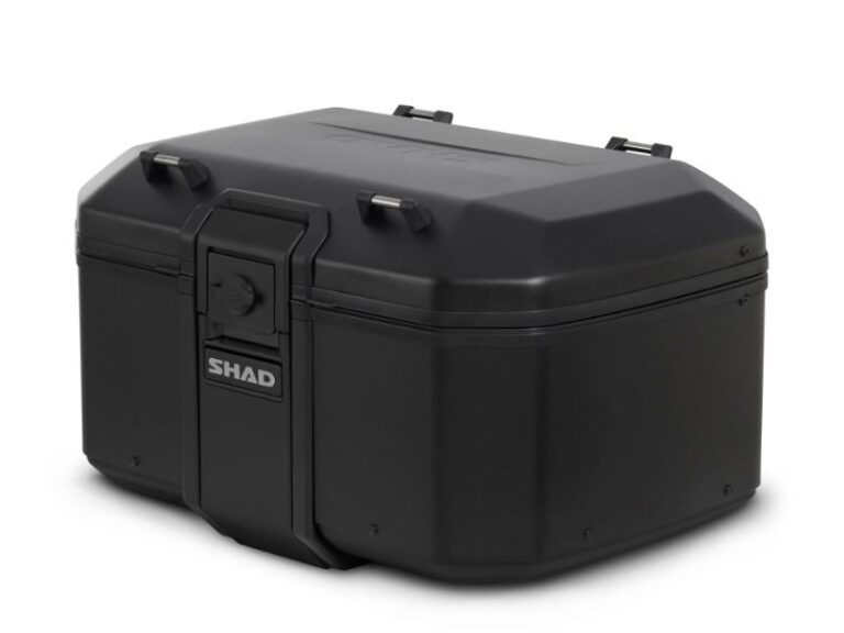 Topkoffer Shad + Montageplaat Aluminium Terra Tr55 Pure Black Edition 55l Zwart D0tr55200b