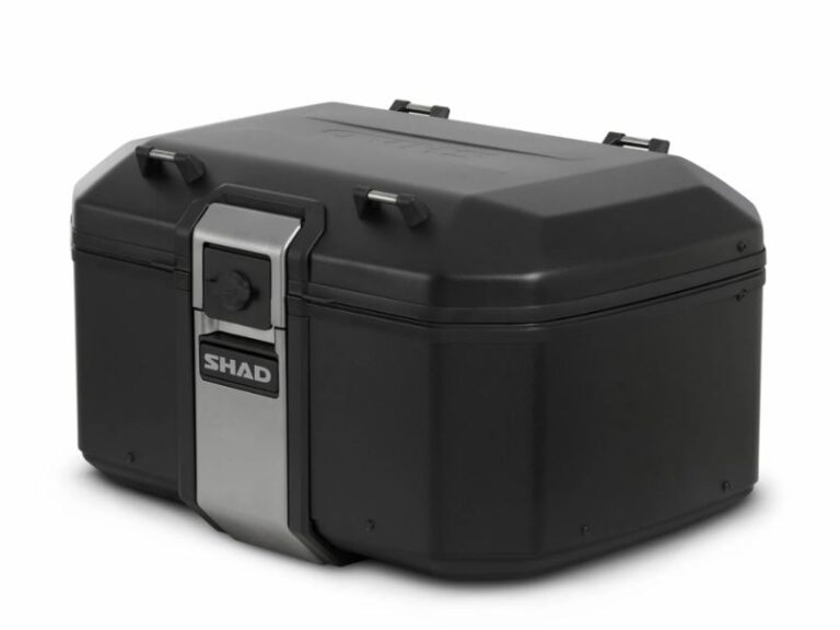 Topkoffer Shad + Montageplaat Aluminium Terra Tr55 Black Edition 55l Zwart D0tr55100b