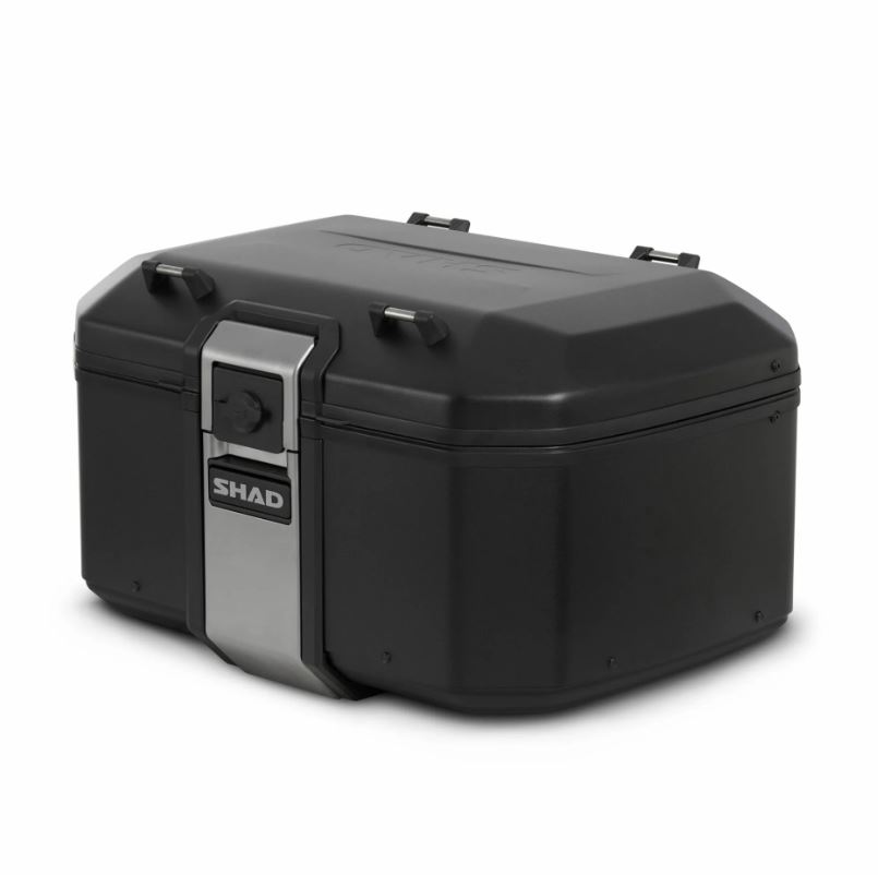Topkoffer Shad + Montageplaat Aluminium Terra Tr55 Black Edition 55l Zwart D0tr55100b