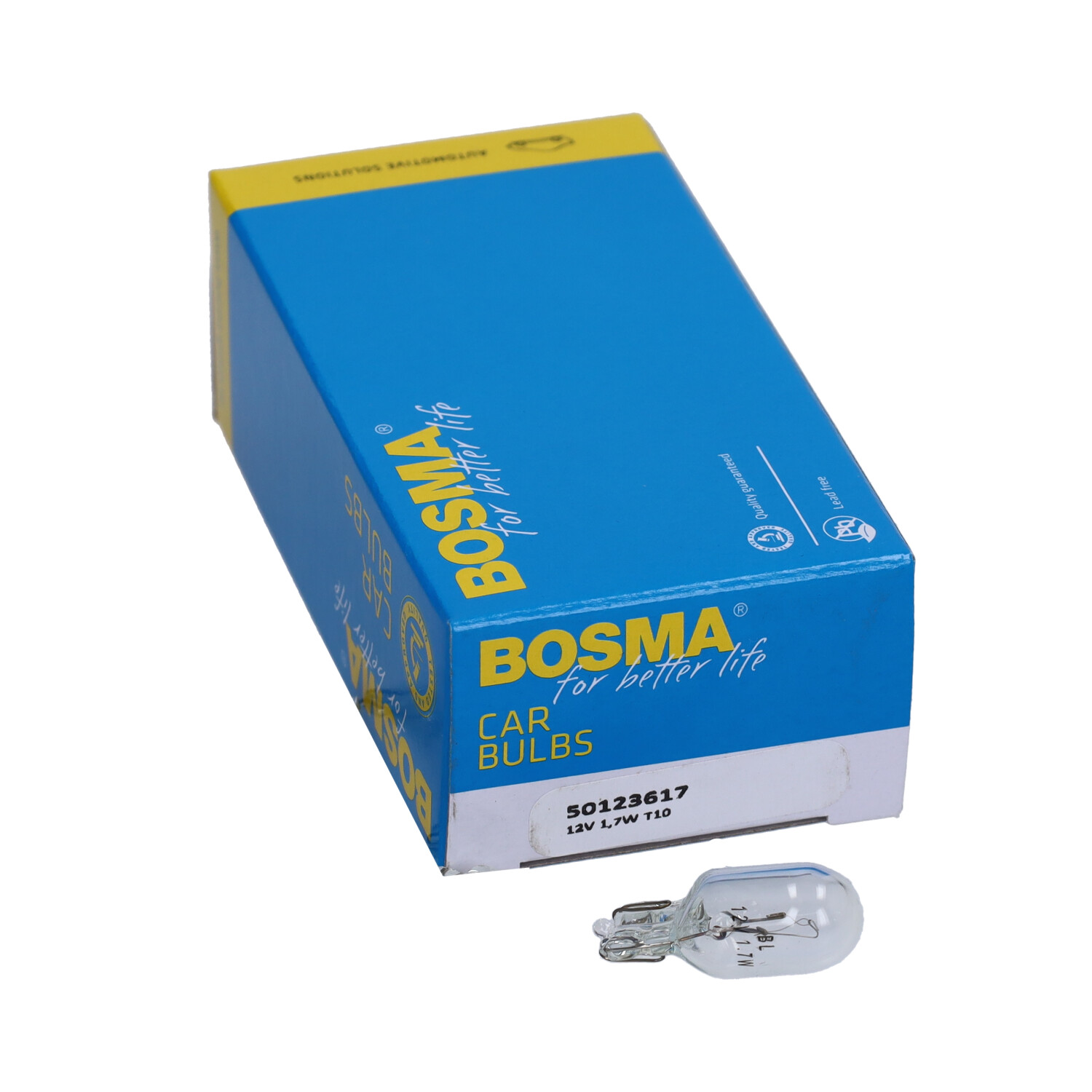 Lamp 12v Bosma 12v 1.7w Insteek T10 Wedge 50123617