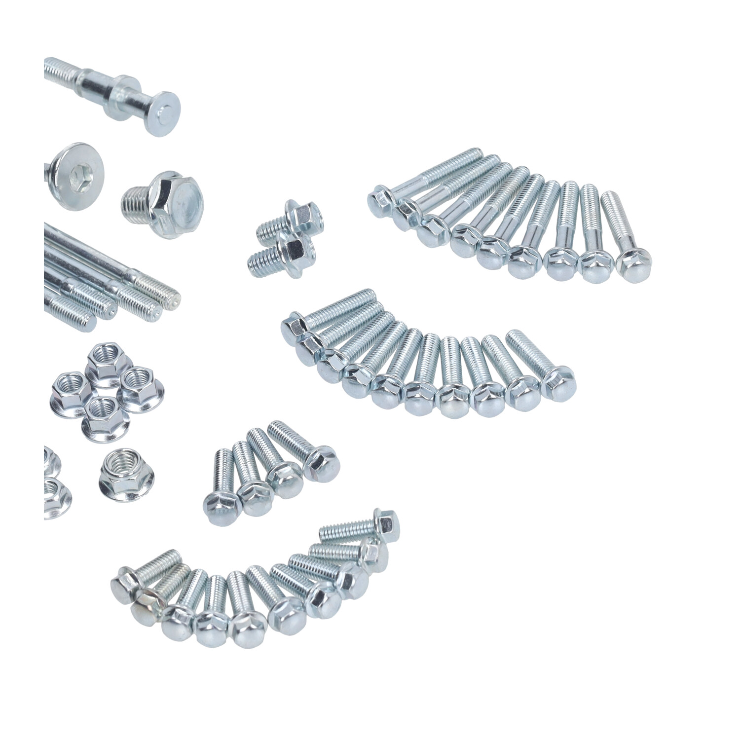 Boutset Motorblok Compleet 80 Delig Sc Peug 4t, Sco China 4t, Sco Gy6, Sco Kymco 4t, Sco Sym 4t - Afbeelding 4