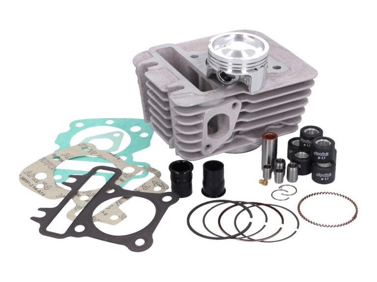 Cilinder Polini Euro-4/5 Aluminium (80cc) 49mm Sco Piaggio 4t-3v I-get, Sco Piaggio 4t-4v, Sprint 4t-3v, Zip 4t [euro4] 140.0223