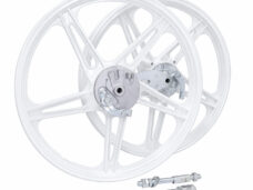 Wielset Fast-arrow Compleet 5-spaaks Peugeot 17 Inch Wit 103, 103spx