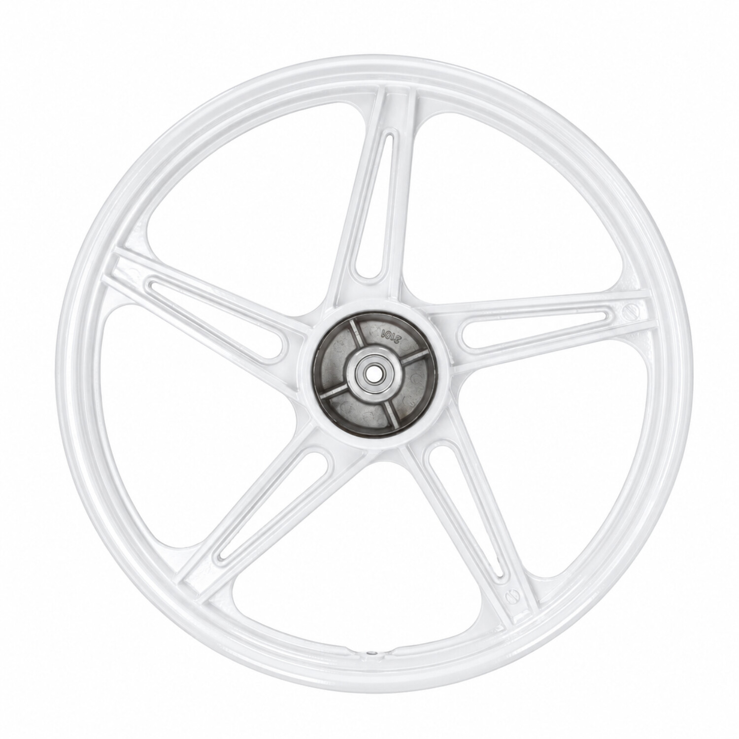 Wielset Fast-arrow Compleet 5-spaaks Peugeot 17 Inch Wit 103, 103spx - Afbeelding 4