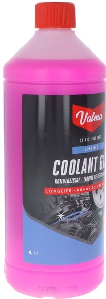 Valma W51 koelvloeistof G12 + Long Life -30°C (1 liter)
