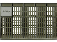 Gerecyclede fietskrat Basil Crate L 40.0 liter 39 x 49 x 26 cm - moss green