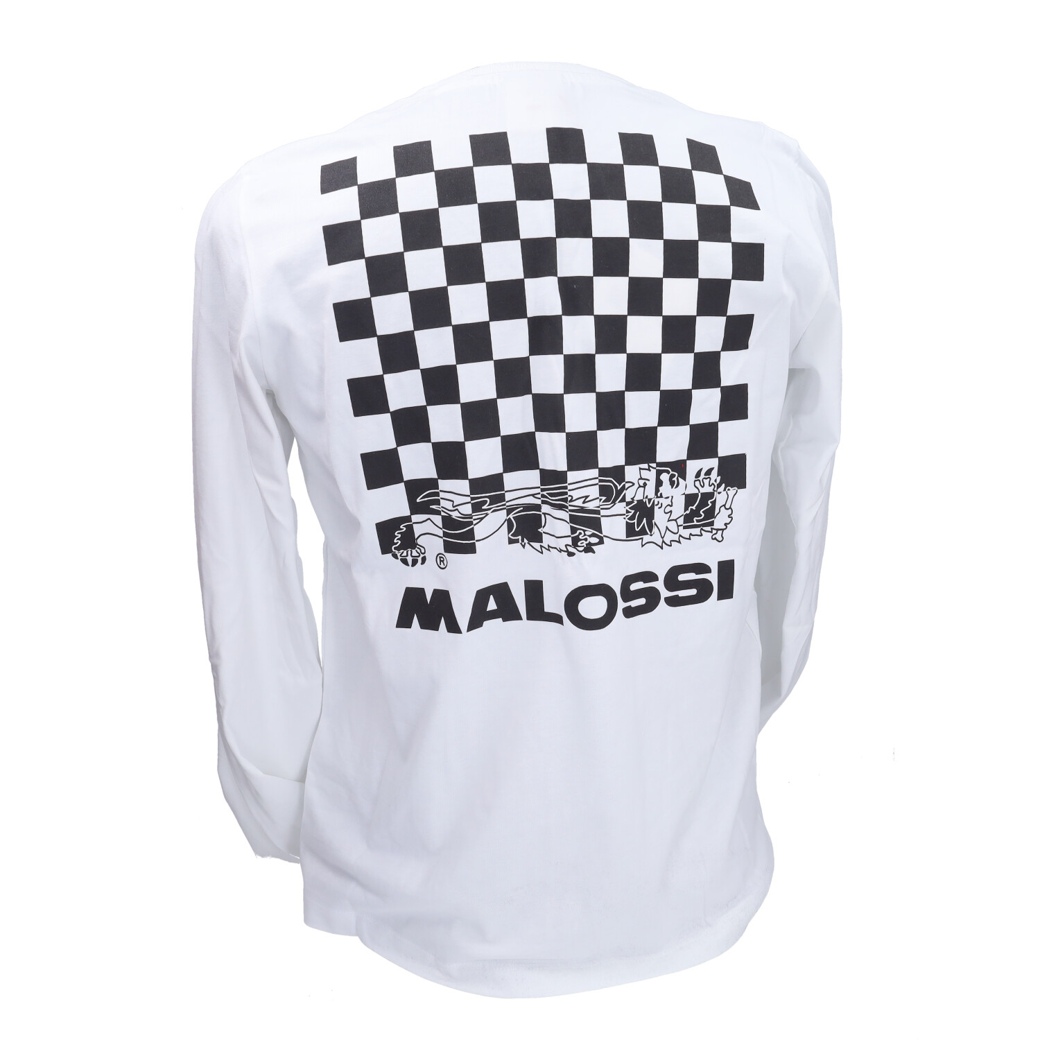 T-shirt Lange Mouwen Malossi Pattern Logo S Zwart 4114656.30