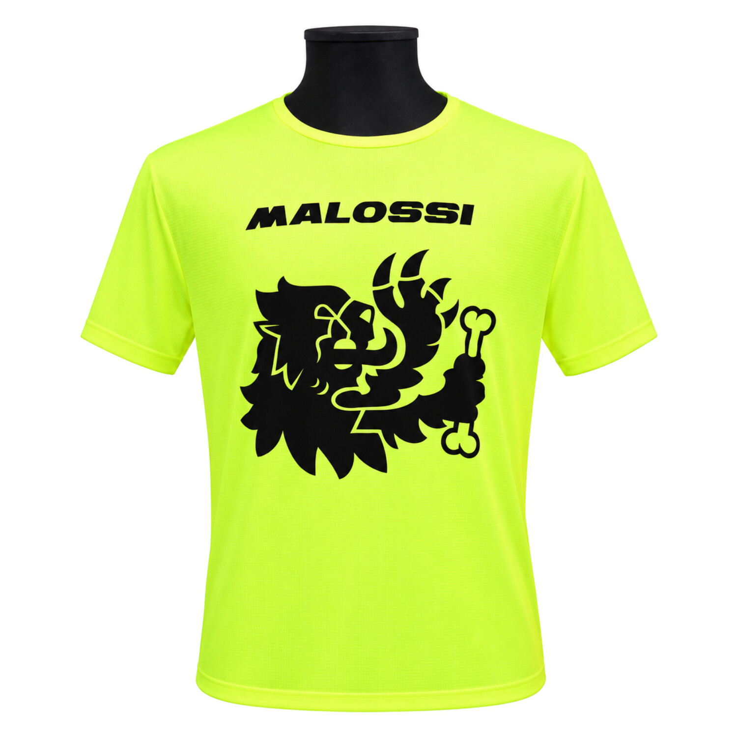 T-shirt Malossi korte mouwen m geel fluor 4120775.Y4