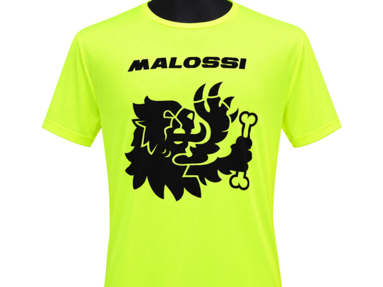 T-shirt Malossi korte mouwen l geel fluor 4120775.Y5
