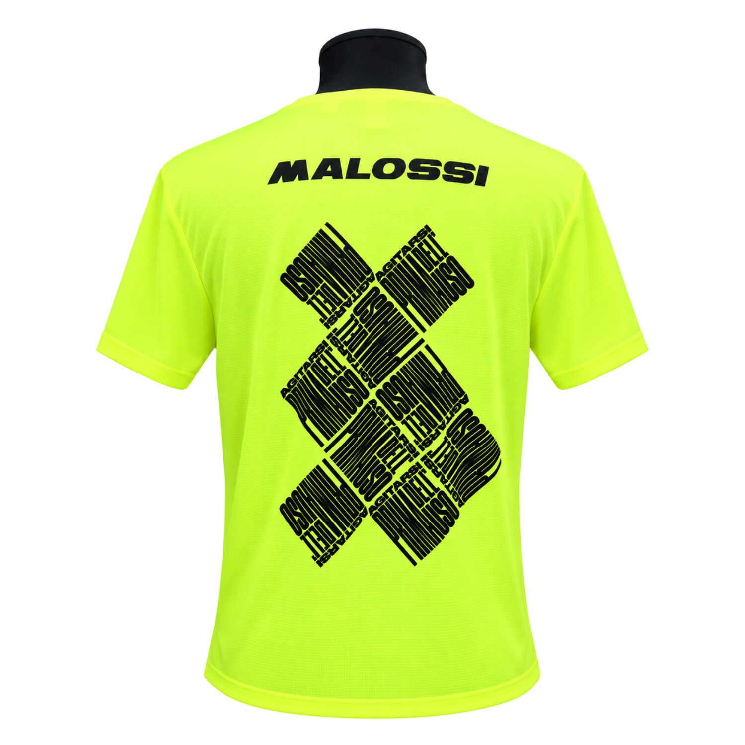 T-shirt Malossi korte mouwen XL geel fluor 4120775.Y6 - Afbeelding 2
